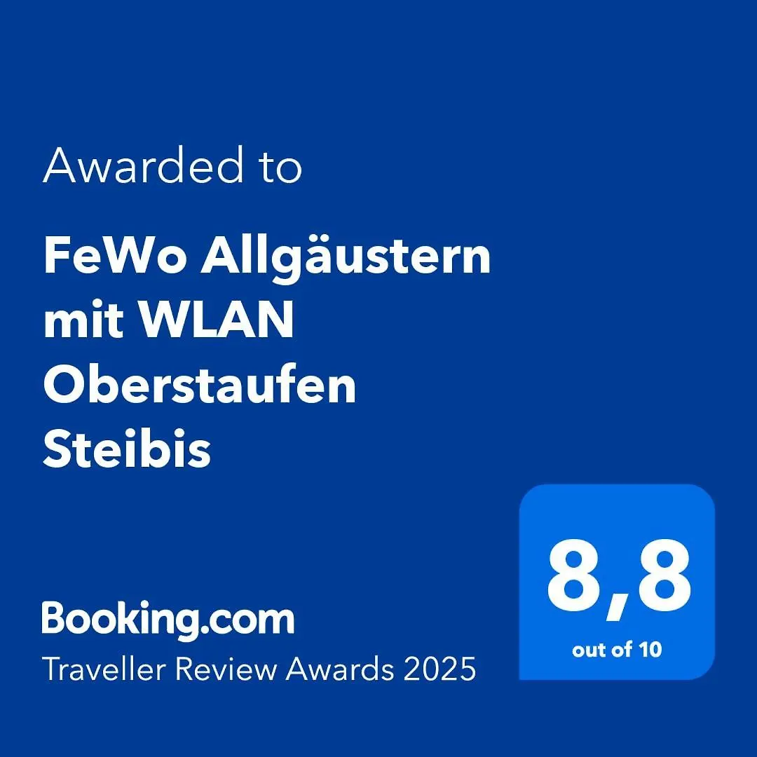 Exklusive Fewo Allgaeustern Steibis Mit Wlan Sauna Kamin Und Oberstaufen Plus Card 0*,